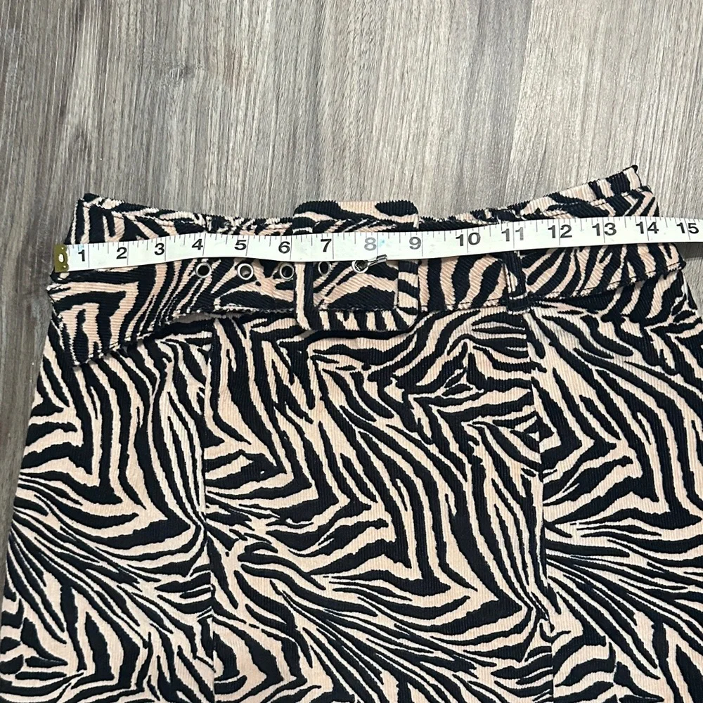 Zebra Print Pencil Skirt